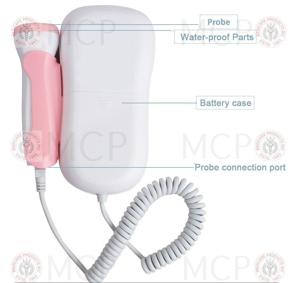 MCP MCP Professional Quality Usb Fetal Doppler Multicolor (Pink)