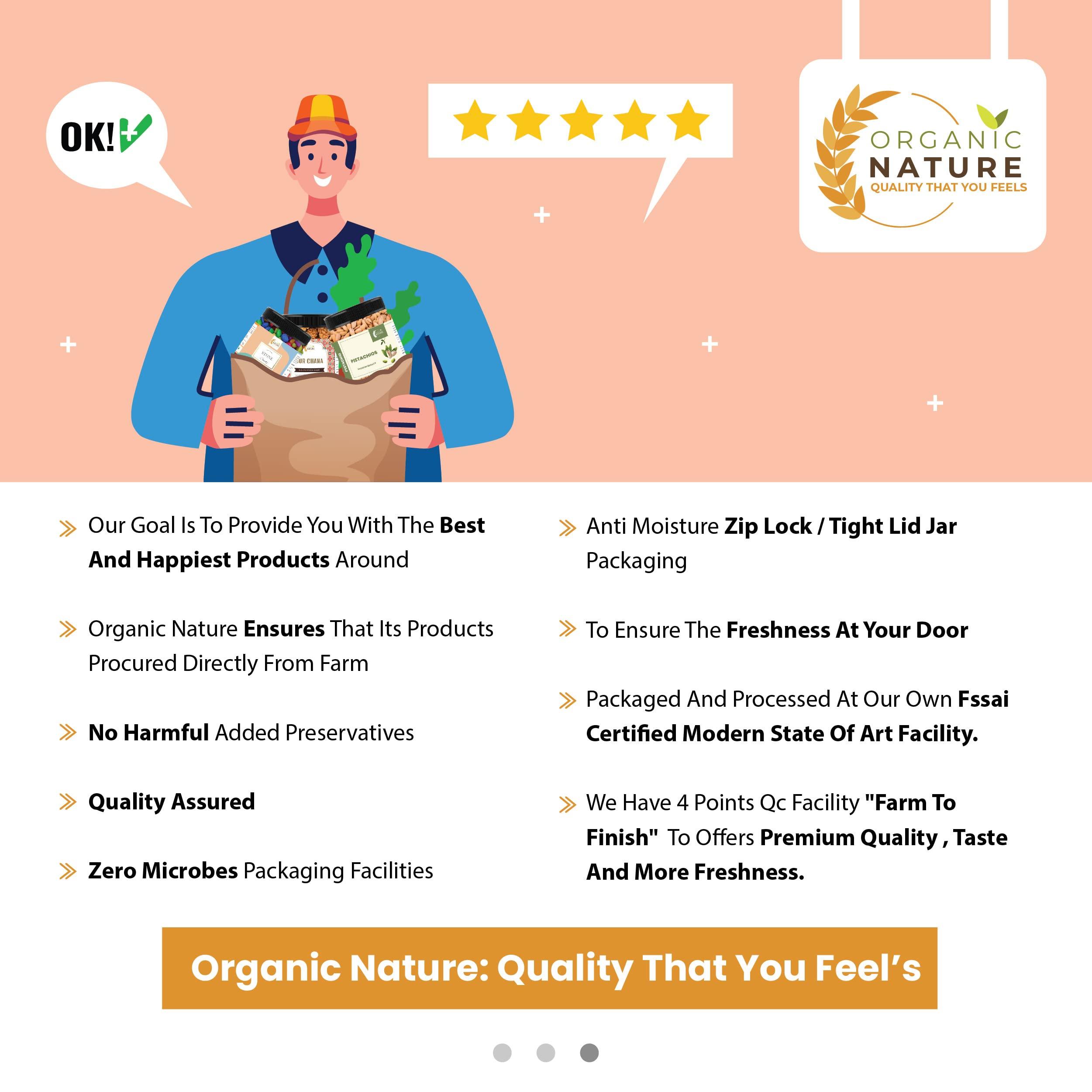 ORGANIC NATURE Organic Nature Popcorn Kernels Seed (Pack of 1.0 Kilogram)