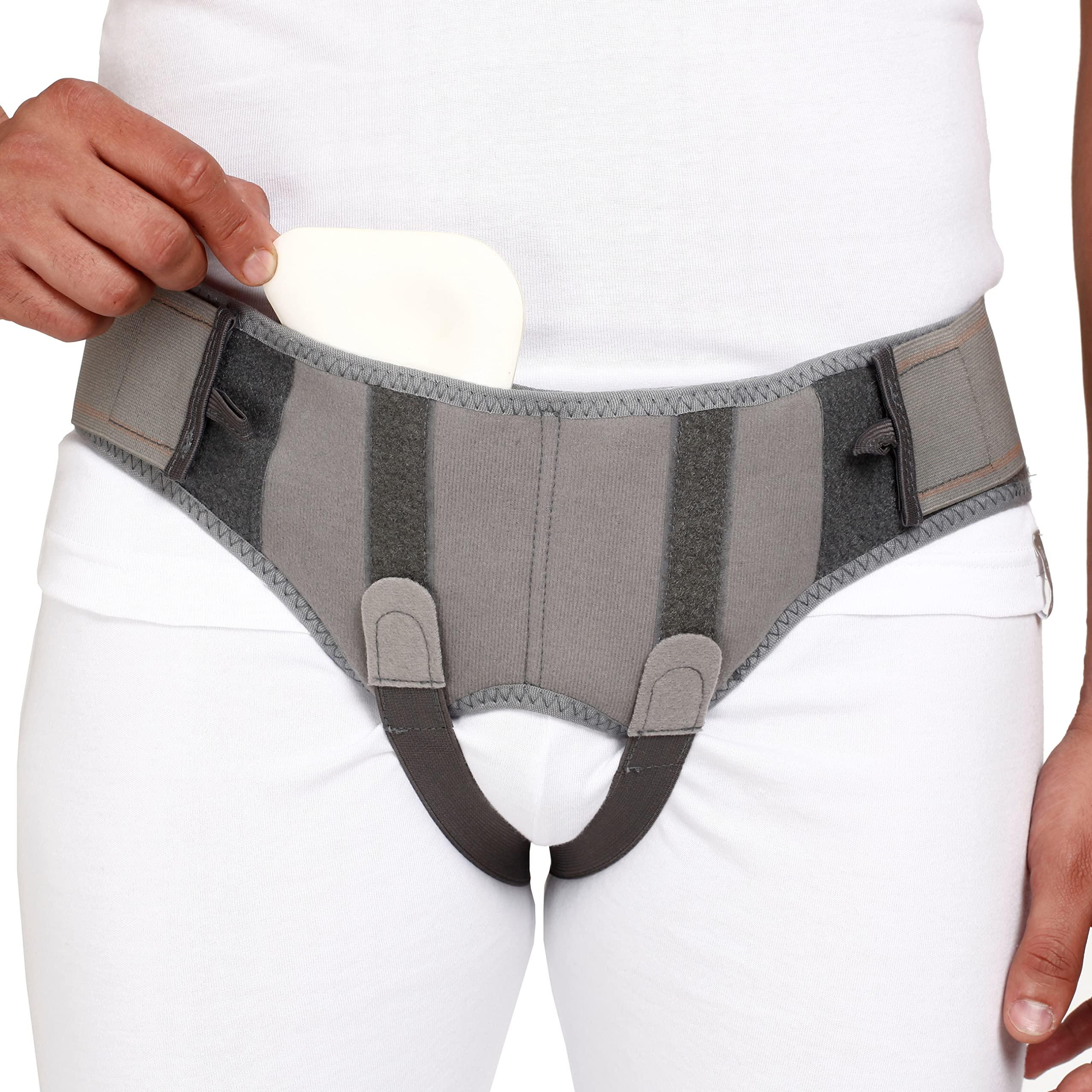TYNOR Tynor Hernia Belt, Grey, Large, 1 Unit