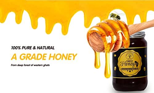 SAMRUDDHI NATURALS SAMRUDDHI NATURALS - Raw Unprocessed 100% Pure Deep Forest DARK Honey from Apis Serena from Western Ghats|Immunity Booster|Lab Tested|-250gms