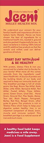 GONATURS JEENI MILLET HEALTH MIX Gm | Millet And Multi Grains | All Natural Multigrain | Organic And Natural Product For 12 Year & Above Age
