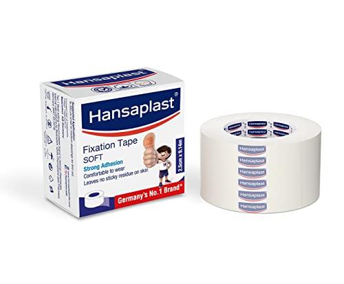 Hansaplast Hansaplast Fixation Tape (1.25cm, 2.5cm, 5cm, 7.5cm), Spot & Patch Plaster | Small and round bandages for cuts and wounds