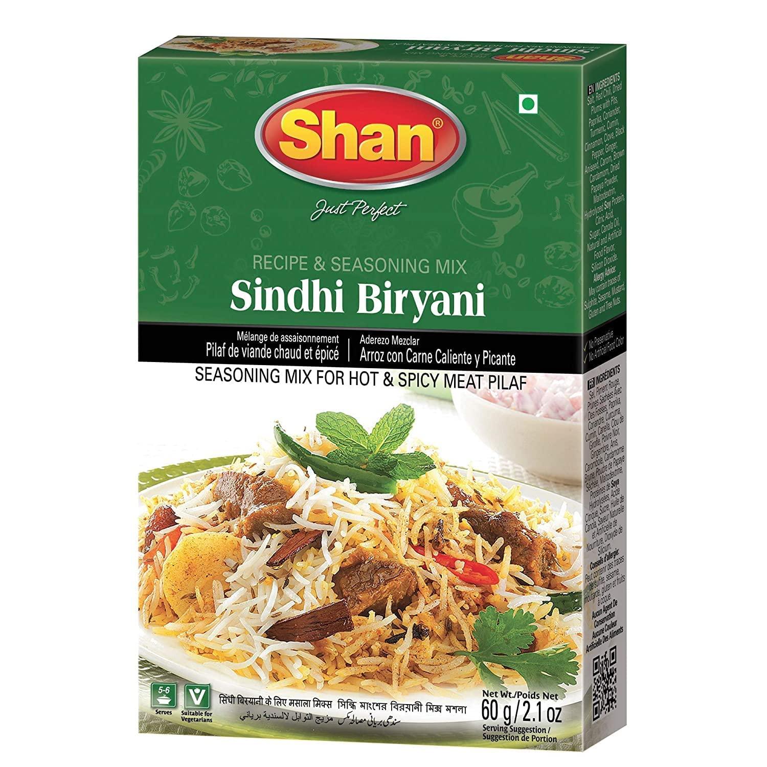 Shan Shan Sindhi Biryani Masala, 2.12 oz  60 g, 2 Pack