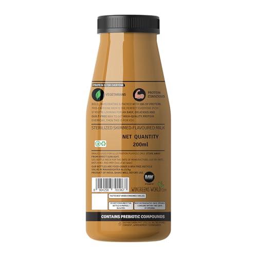Raw Pressery Raw Pressery Dairy Protein Milkshake Cold Coffee, 200 ml| Pack of 6