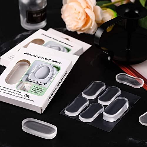 LIVYU LIFE LIVYU LIFE Universal Toilet Seat Bumper (2 sets- 10 Pcs)
