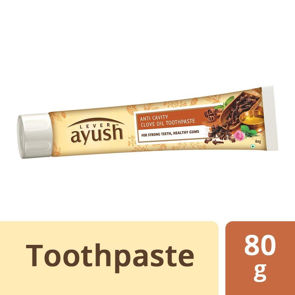 Lever Lever Ayush Anti Cavity Clove Oil Toothpaste - 80 g - Pack of 6