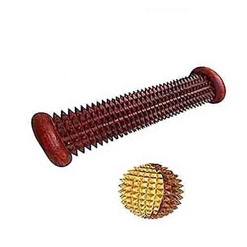 Silistar Silistar Manual Wood Foot Roller (Rod) Acupressure Massager Acupuncture with Ball Massager Tool for Hands and Palm || foot massager roller || wooden accupressure tools||acupressure tools
