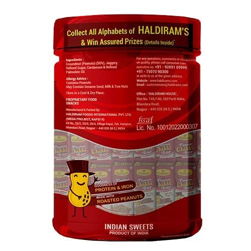 Haldiram's Haldiram's Nagpur Peanut Chikki Jar (Pack of 2 - 480 gm Each)