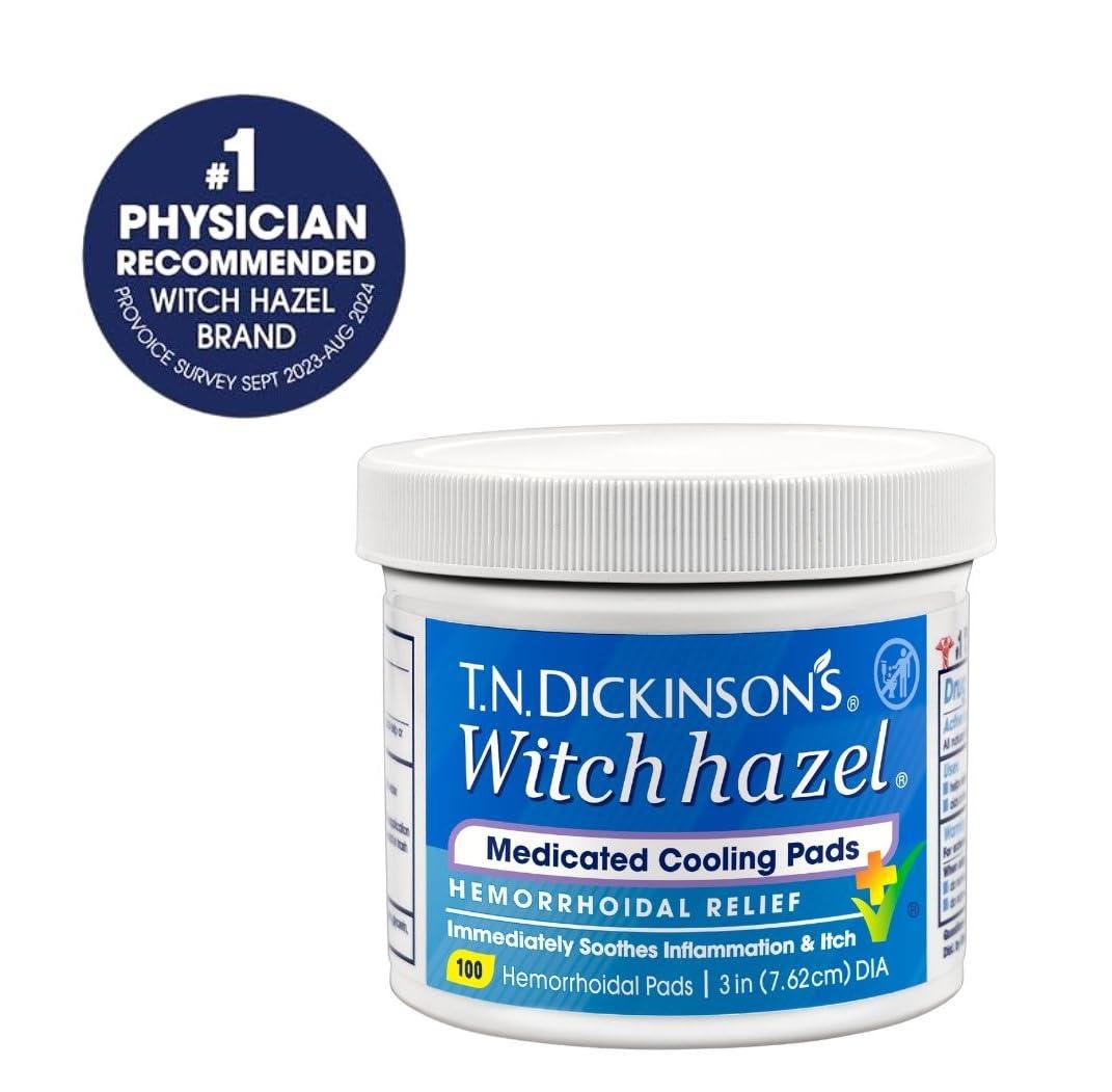 T.N. Dickinson's Hemorrhoidal Medicated Pads With Witch Hazel