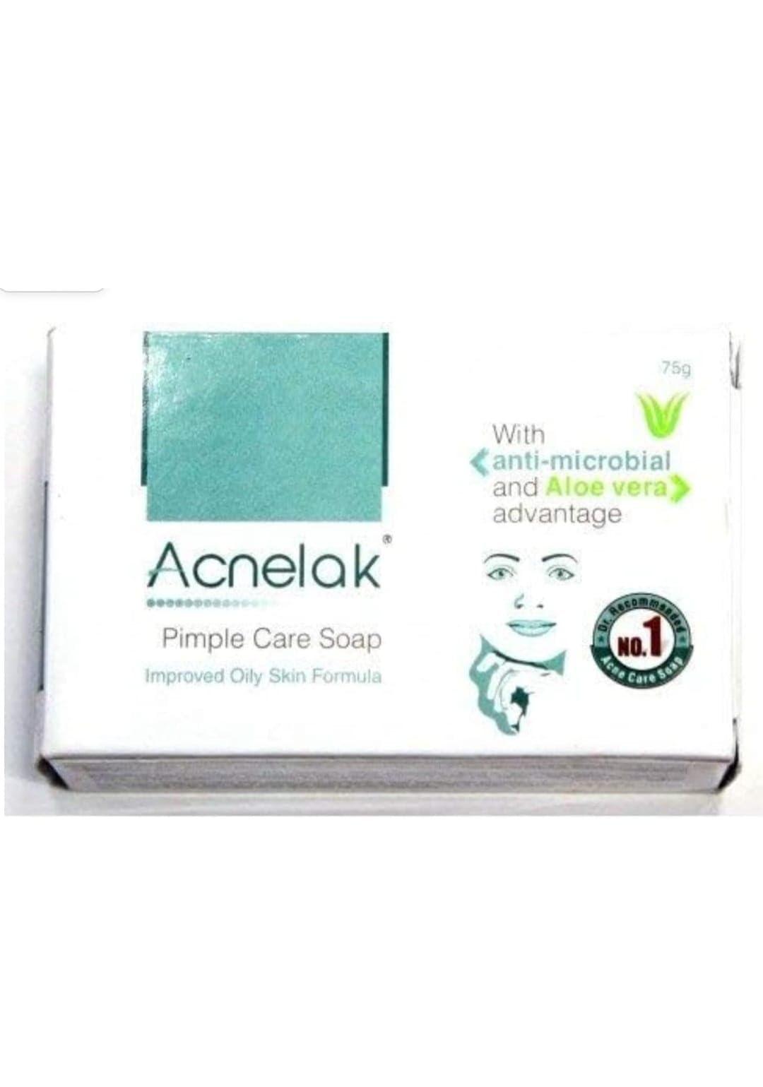 G QUERA Acnelak Pimple Care Soap | For Oily skin (3 X 75) (Pack of 3)