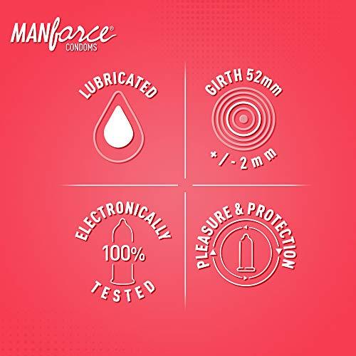 Manforce Manforce More Long Lasting Extra Dotted Condoms (Pack of 3 Condoms)
