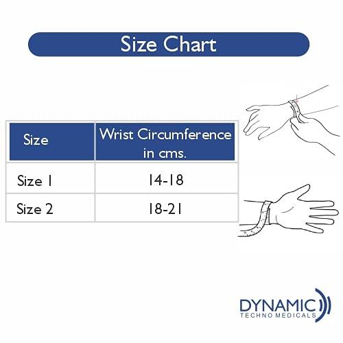 Dyna Dyna Dynamic Cock Up Splint with Finger Extension Assist (Size 2 (For Wrist Circumference of 18-21 cm))