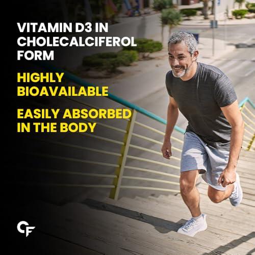 Carbamide Forte Carbamide Forte Vitamin D3 2000IU | Vitamin D Tablets for Bone & Immune Health | D3 supplement -Cholecalciferol | Vitamin D3 Tablets for Women & Men | Raspberry Flavour - 90 Tablets