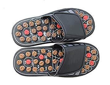 DOLIVA Doliva Acupressure Slippers and Magnetic Therapy Acupressure Sandals Full Body Blood Circulation Natural Leg Foot Massager Slippers for Men and Women