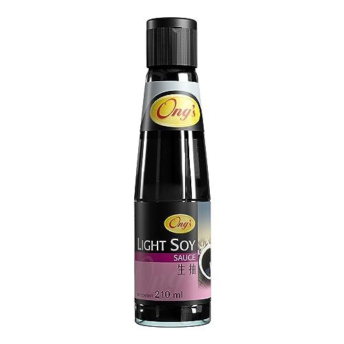 ONG\'S ONG\'S Dark Soya Sauce| Light Soy Sauce | Teriyaki Sauce (210 ml each) | combo pack of 3 | product of Singapore |