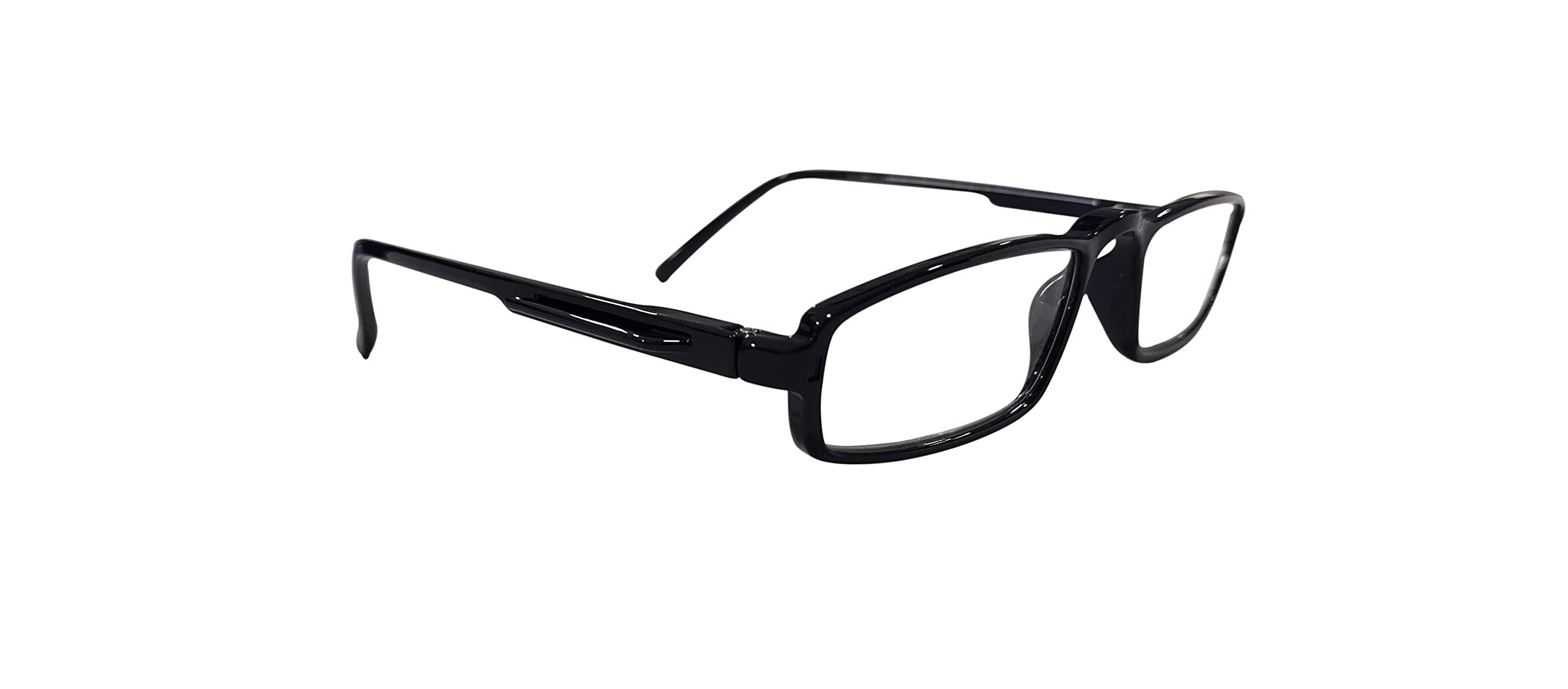 N Specs N Specs Reading Glasses for Men Women Rectangle TR Unbreakable Full Frame With Unbreakable Fibre Glasses (+2.50, Blue)