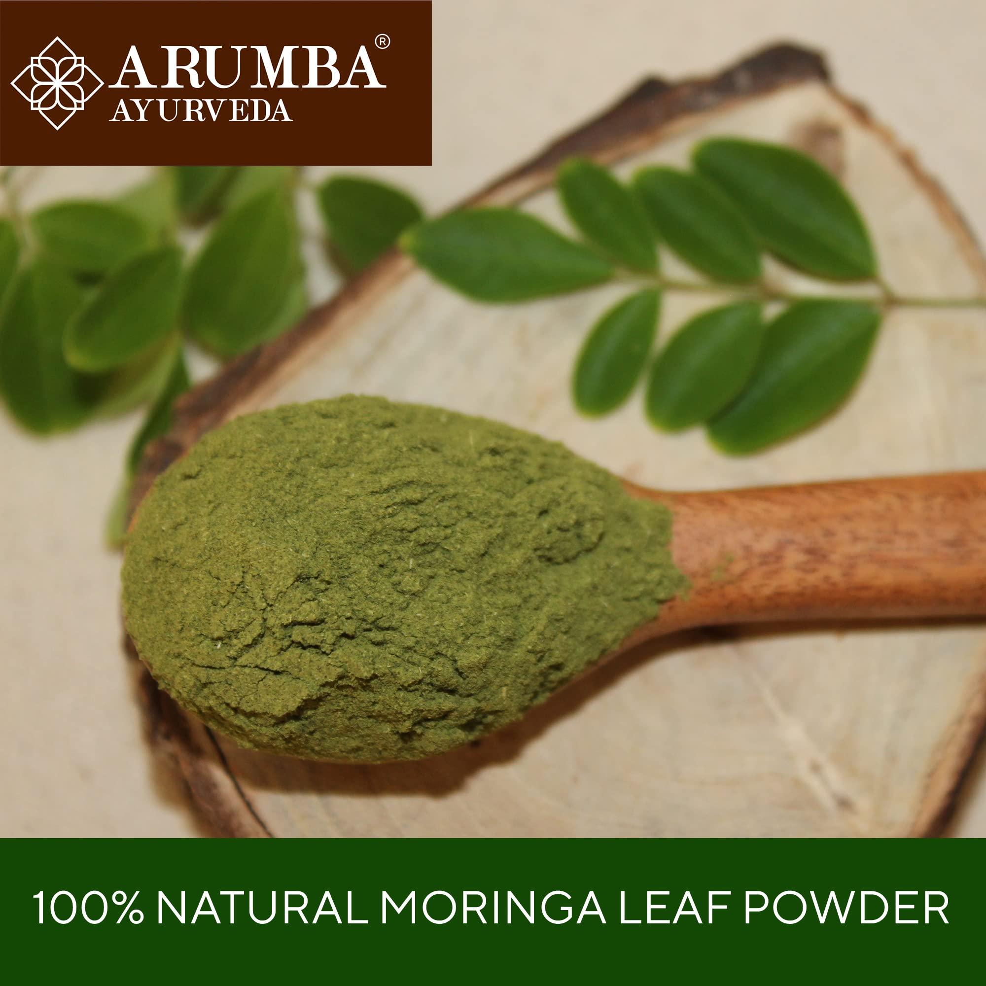 ARUMBA Arumba Moringa Leaf Powder 500 grams, Made with Moringa Oleifera Leaves, Shigru Powder for Lactation Support, Hair and Skin
