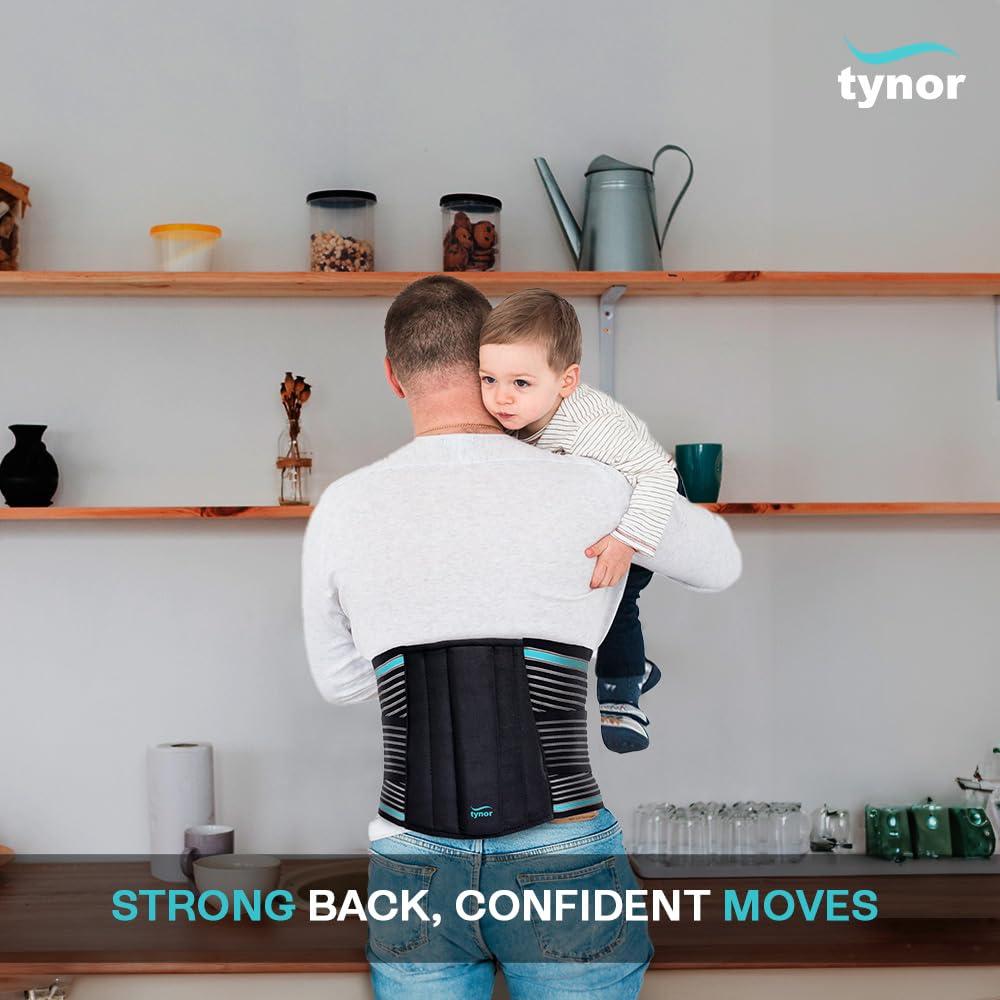 TYNOR TYNOR Lumbo Sacral Belt, Black, Medium, 1 Unit