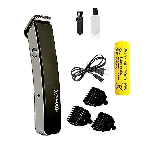Generic Nova Professional Trimmer Rechargeable Cordless Beard Trimmer with Free Rechargeable cell for Men, Multicolor