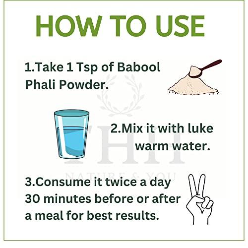 THH THH Babool Phali Powder (200 Grams), Babool Powder Fali, Babul Phali, Kikar Phali, Acacia Arabica