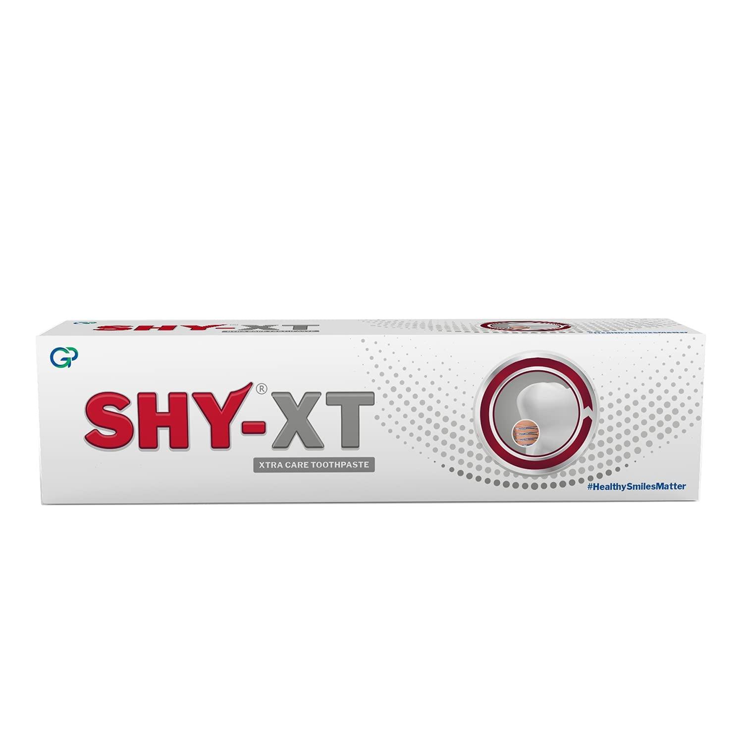 SHY-XT SHY-XT - Xtra Care Toothpaste With Xylitol | Advanced Nano Technology Toothpaste With Unique Benefits | Vegan Friendly (Pack Of 3) 70G Each, Enamel Protection