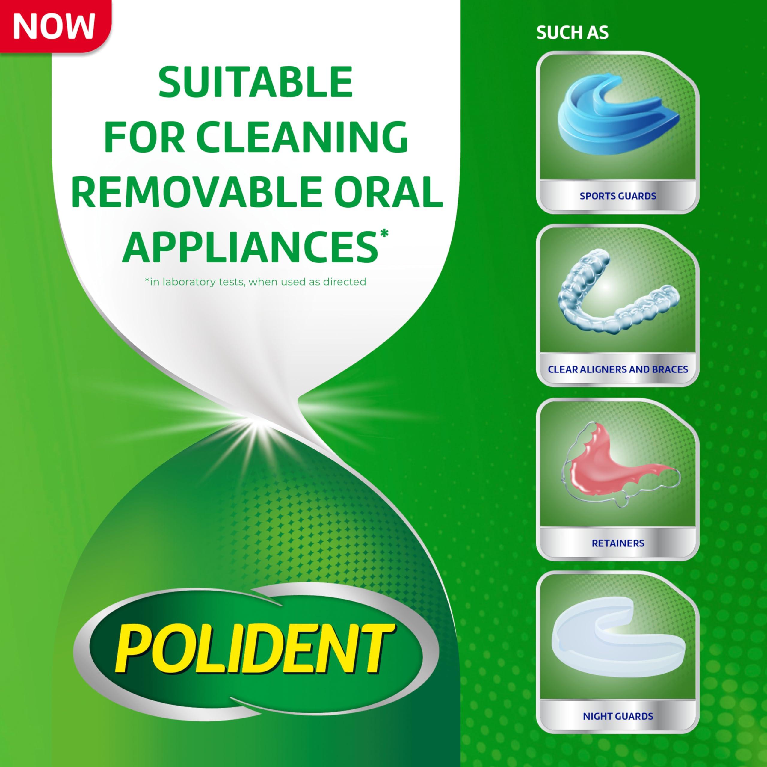 Polident Polident Antibacterial Overnight Denture Cleanser Triplemint - 120 Tablets