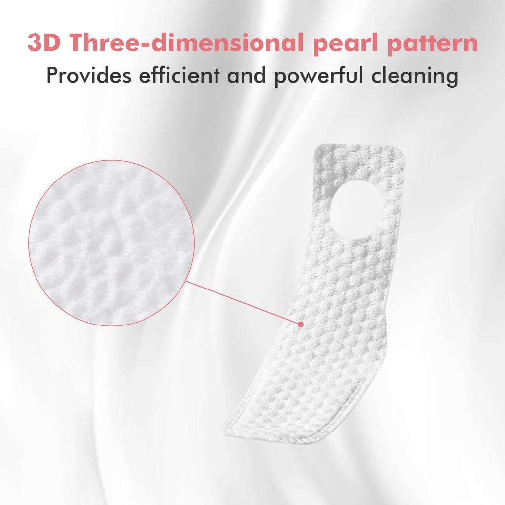 SNOWIE SOFT SNOWIE SOFT 30Pcs Baby Teeth Cleaning Wipes Gum Friendly Soft Baby Use Dental Wipes Finger Cot Tooth Tissues Dry & Wet Use Baby Oral Cleaning Tissues for 0-24 Months