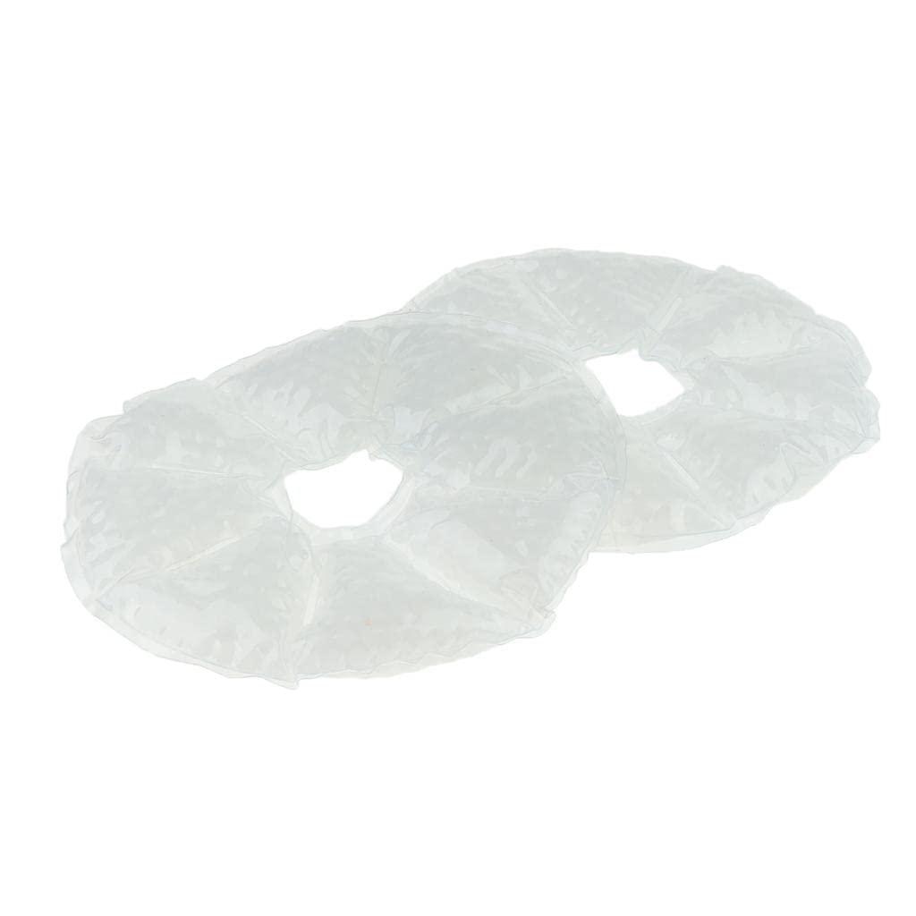Bnf BNF 2 Pieces Big Round Thermal Gel Pads for Nursing Mothers Suitable White |Health & Beauty | Health Care | Hot & Cold Therapies | Cold & Hot Packs & Wraps