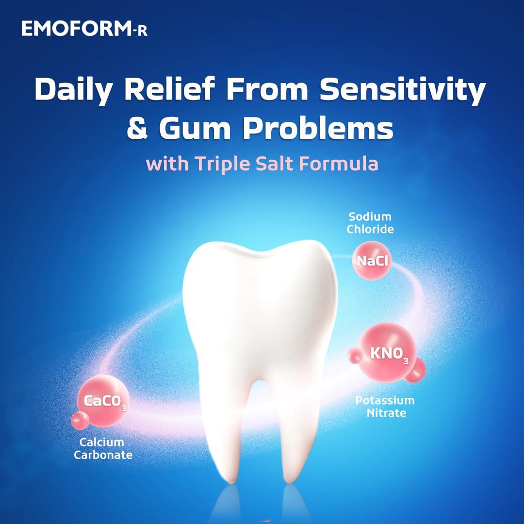 EMOFORM-R EMOFORM-R Emoform Plaque Removal Tooth Paste Combo 150+50 Gm