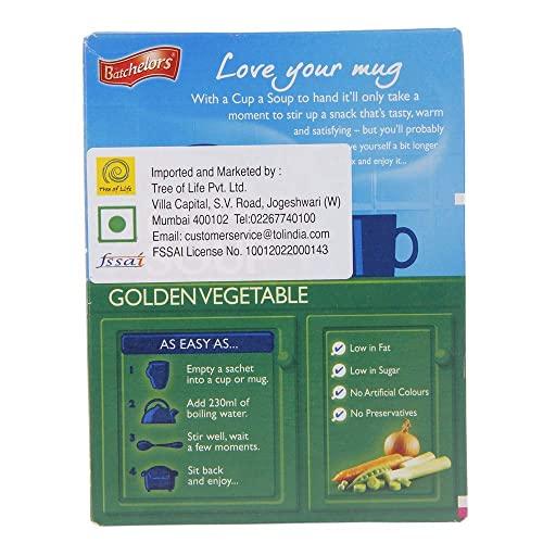 Batchelor\'s Batchelor\'s Cup A Soup 4 Sachets - Golden Vegetable - 2 Pack, 2 x 82 g