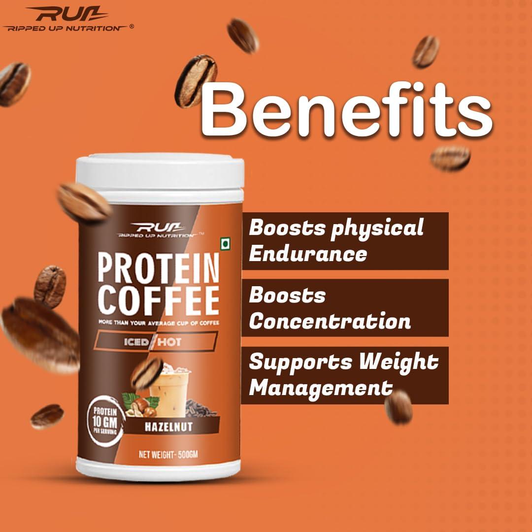 Ripped Up Nutrition Ripped Up Nutrition- Protein Coffee (Hazelnut, 250gm)