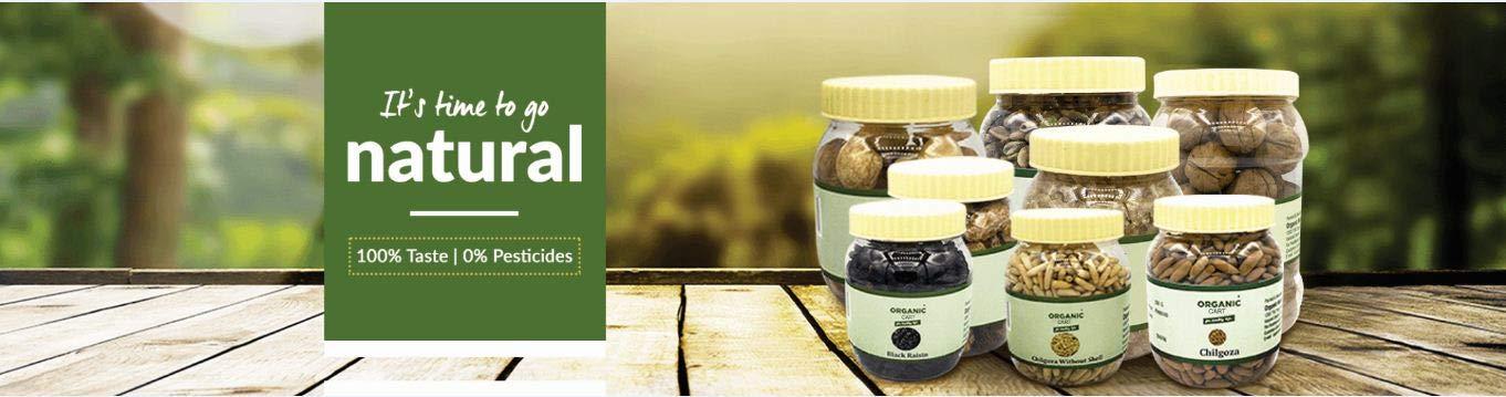 ORGANIC CART Organic Cart Natural Health Mix to Boost Your Immunity Gift Pack- Combo Cashew 150G Almond 150G Raisin 150G Net Weight - 450 Grams