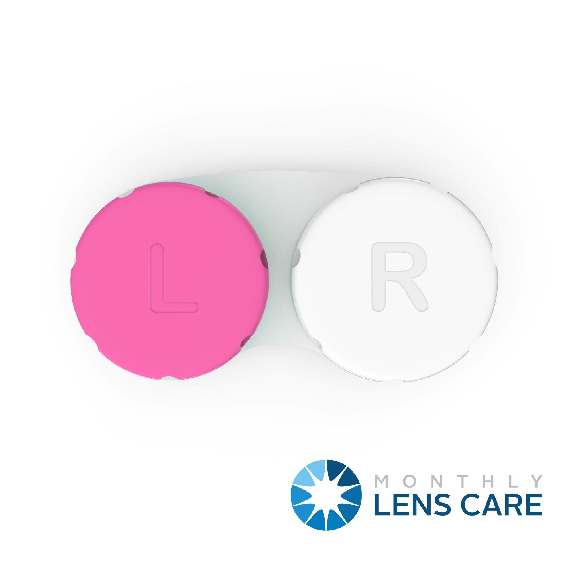 Axim USA Contact Lens Cases 12 Pack. One Year Bulk Supply. Tweezers and Applicator Set Included. Protect Your Eyes by Changing Your Lens Case Monthly