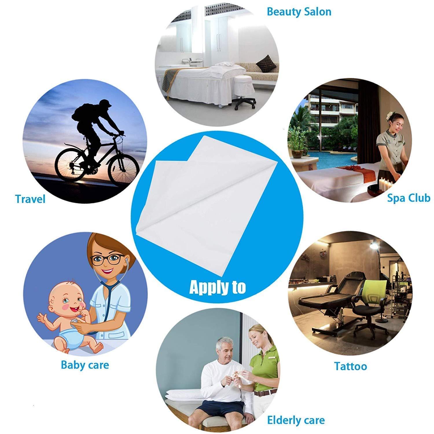 Calitate24 Disposable Face Towel, Cotton Tissue Soft Dry Wipes for Women, Simple Cleaning Facial Tissues Dry Wet Dual Portable Use for Sensitive Skin & Baby Care Makeup Remover & Personal Care  200 Tissues 8*8 Inches