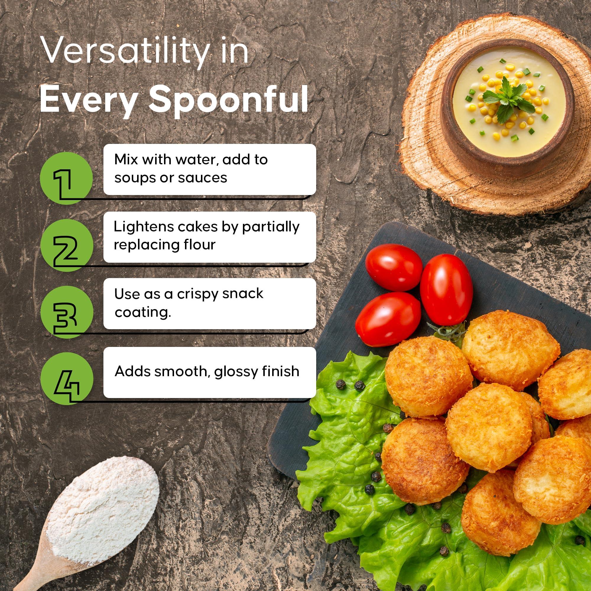 MOHAN IMPEX Mohan Impex 1 kg Corn Flour Powder (2 X 1 Kg)