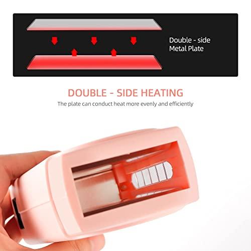 ENORA ENORA Roll On Wax Kit, Waxing Kit For Hair Removal With 1 Soft Wax Cartridge And Wax Strips, Professional Wax Heater Machine For Women Sensitive Skin(White Chocolate, 150 G)