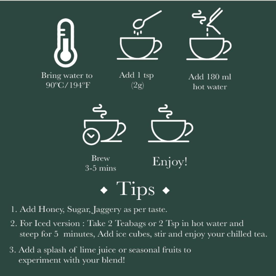 LUXMI LUXMI Estates Masala Chai Powder 100Gm Pack | Chai Adda-Bari | Organic Black Tea | Strong, Robust & Aromatic Masala Chai | Indian Spice Chai Enriched With Cinnamon & Cardamom | Energy Booster