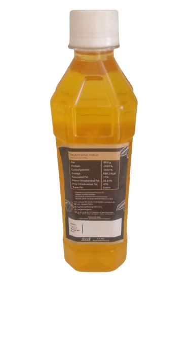 OGALE LAKDI GHANA OGALE LAKDI GHANA Sesame Oil Cold Pressed | Wood Pressed Gingelly Oil Cooking Oil 500 Ml| | Lakdi Ghana Tel | Kolhu | Cold Pressed Sesame Oil for Cooking | Til Oil for Pooja - 500 ML (PACK OF 3)