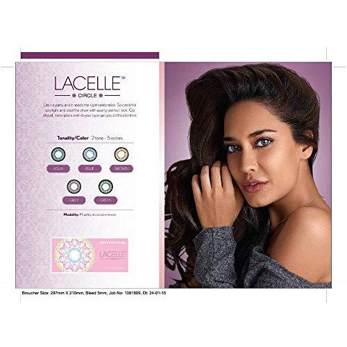 Bausch & Lomb Bausch & Lomb Lacelle Circle Monthly Disposable Colour Contact Lenses (Pack Of 2) (Grey, -3.50)