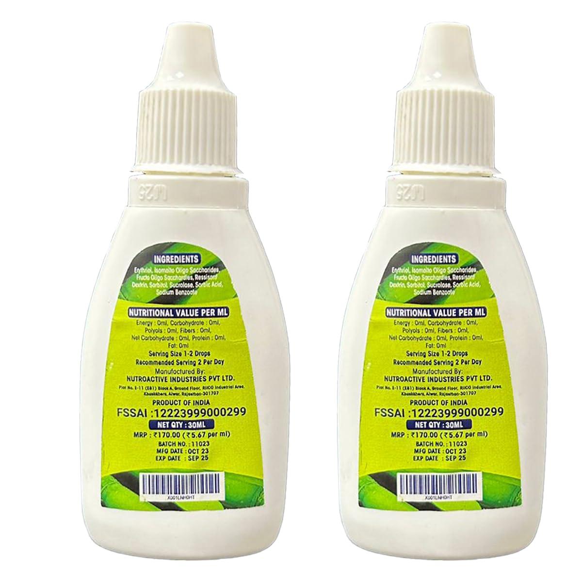 diabexy Diabexy Sugarfree Drops | Sugar -Free Liquid Sweetener-30ml (Pack of 2)