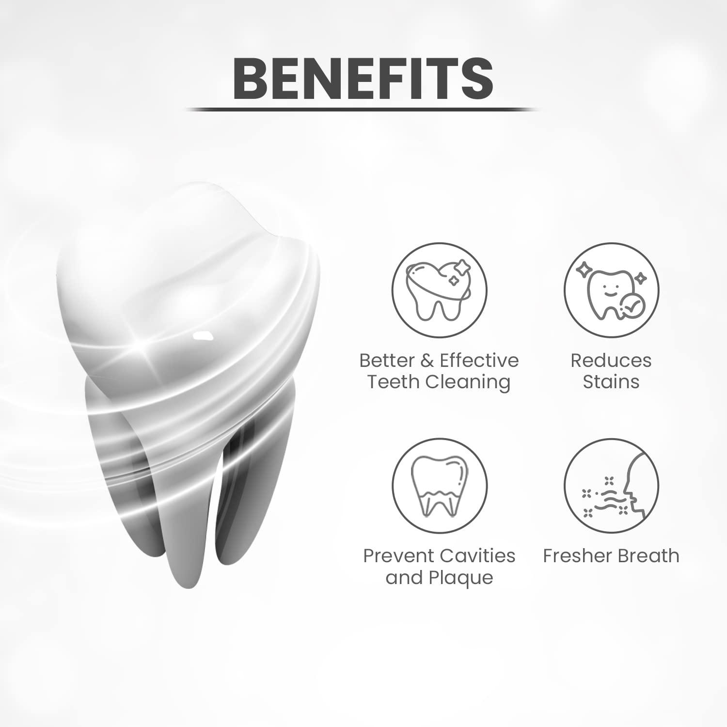 PROTOUCH PROTOUCH Teeth Whitening Bundle: Ultra Bright Whitening Serum & Hi Shine Charcoal Toothpaste Set | Stain Removal, Enamel Safe | Oral Care | Tooth Whitening