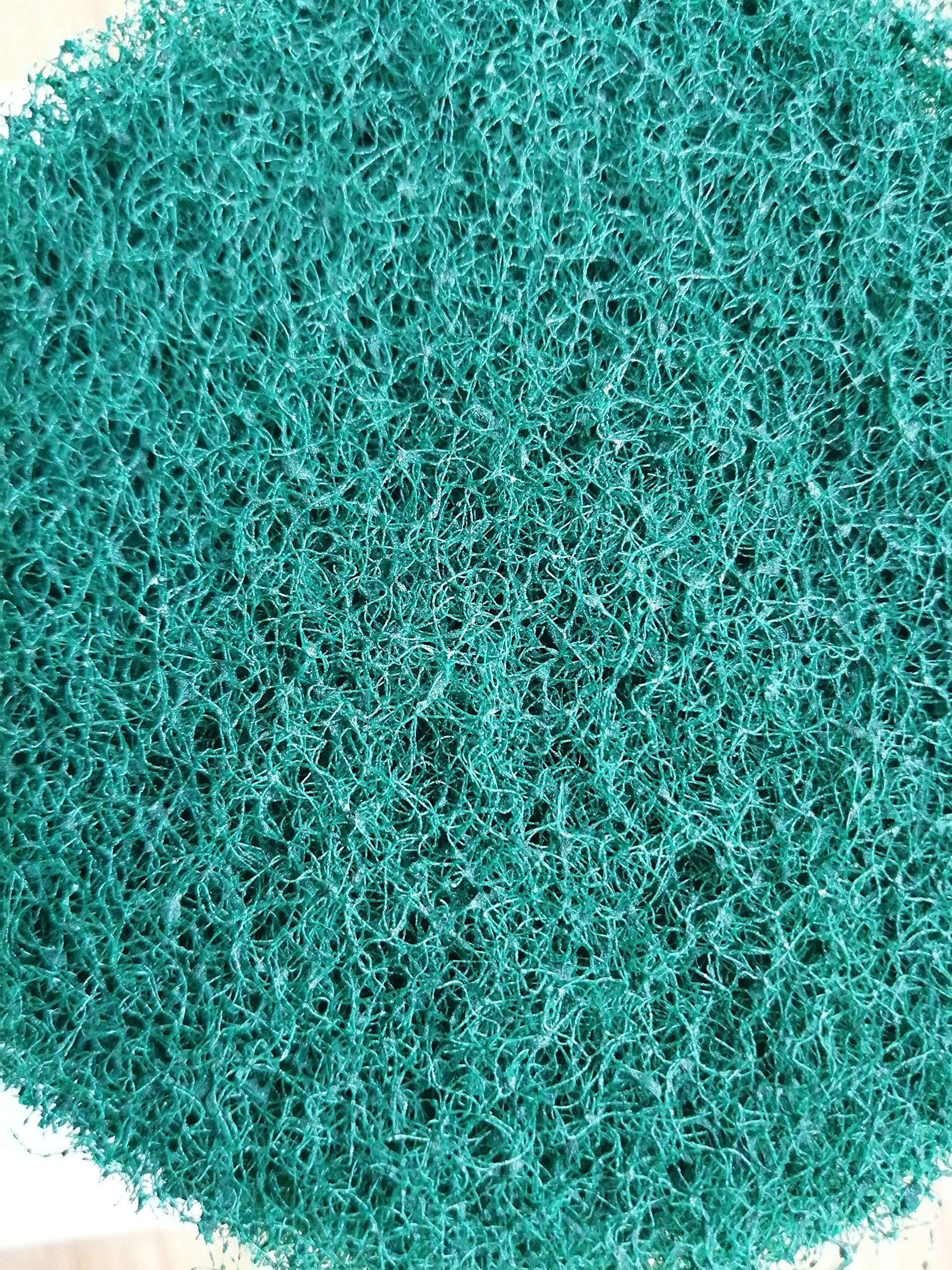 HUAWELL 20 Pieces Scrub Pads Drill Power Brush Tile Scrubber Scouring Pads Cleaning Kit Including 2 Kinds of Abrasive Buffing Pads Replacement for Home Kitchen House Indoor Outdoor Cleaning (4 Inch)