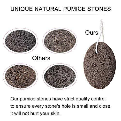 RUSTIC RITUALS best of nature for you! Rustic Rituals Lava Pumice Stone for Foot Callus Knees and Elbow| Pedicure- Callus Remover for Feet & Hands - Pedicure Tool Exfoliation to remove dead skin- Pack of 2