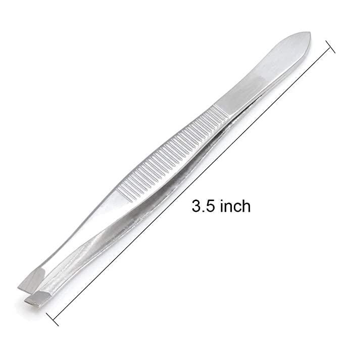 Anup Torda Anup Torda Slant Tweezer Handmade Professional Eyebrow Facial & Hair Remover Tip Tweezer Plucker For Upper Lips & Small Hair for Women