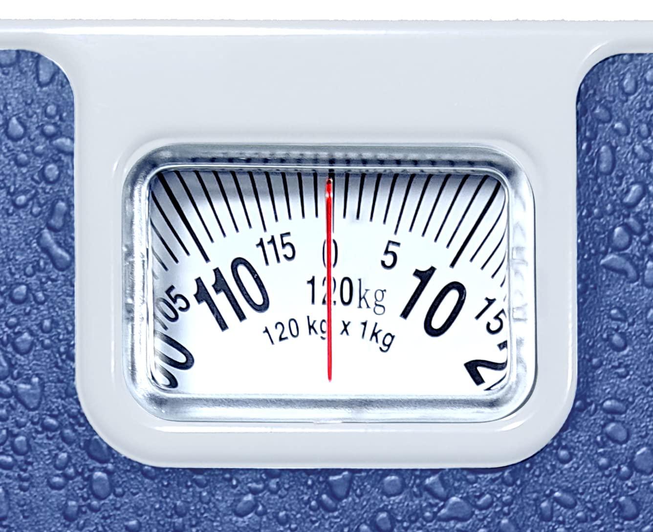 Amazecare Amazecare Personal Bathroom Manual Weight Machine Human Body Analog Mechanical Weighing Scale Weighting Capacity upto 130kg with Zero Adjustable Tare