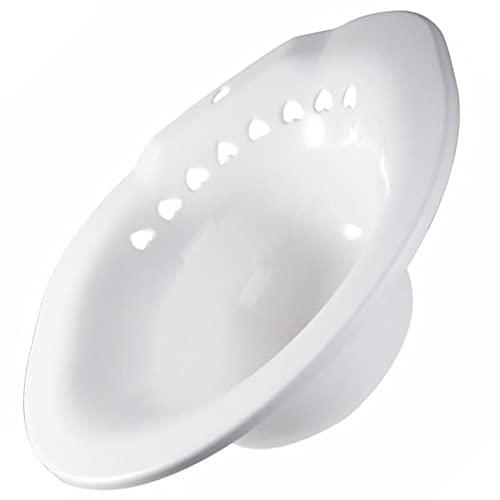 HEALLILY 1Pc Sitz Bath Toilet Seat Sitz Bath Silver Iron Wash Basin Private Part Cleaner
