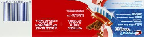 Crest Crest Whitening Expressions Fluoride Anticavity Toothpaste, Cinnamon Rush, 6 oz