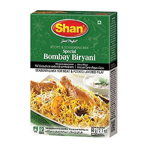 Shans Shan Special Bombay Biryani Masala, 2.12 oz / 60 g, 4 Pack