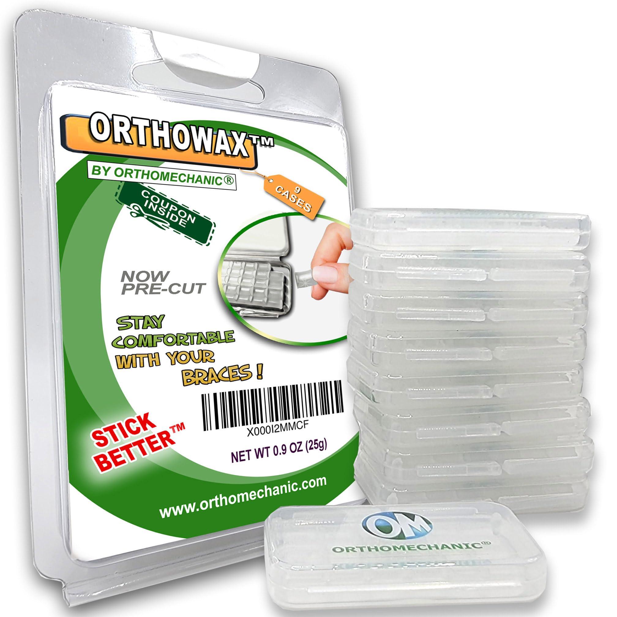 Orthowax By Orthomechanics Genuine Orthowax - Our Bestseller Orthodontic Wax For Braces Wearer - Stick Better than competitors