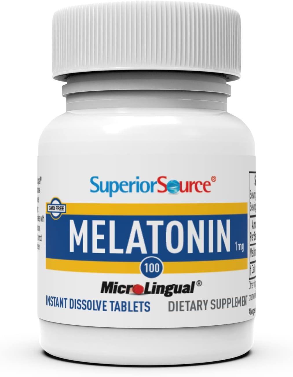 Superior Source Superior Source Melatonin Multivitamin 1mg 100 Count